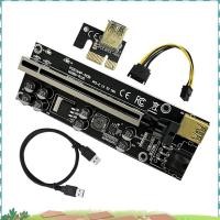 ราคา Uejfrdkuwg VER009S Plus PCI-E Riser Card 009S Plus PCIE X1 ถึง X16 4Pin 6Pin USB 3.0 สําหรับ Bitcoin Litecoin Mining Rig A (50457989450)