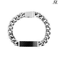 ราคา ANGELINO RUFOLO Bracelet ดีไซน์ Fiber Buckle Twist สร้อยข้อมือผู้ชาย Stainless Steel 316L(สแตนเลสสตีล)คุณภาพเยี่ยมสีเงิน (4146456331)