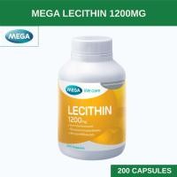 ราคา Mega We Care เมก้าวีแคร์ LECITHIN 1200 MG (200 's ) เลซิติน 1200 มิลลิกรัม 200 เม็ด (29391503691)