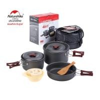 ราคา Naturehike Thailand ชุดหม้อ 4 in 1 รุ่น NH2-3 people camping cookware (3795460749)