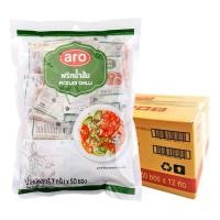 ราคา Aro เอโร่ พริกน้ำส้ม 7g (600ซอง) เครื่องปรุงรส พริกป่น น้ำส้มสายชู (26225818173)