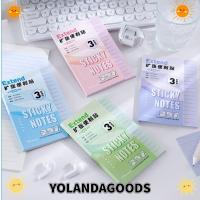 ราคา YOLANDAGOODS1 Sticky Notes, Lined/Dotted/Grid Extended Self-Stick Notes, ทนทาน 3-in-1 Self-Adhesive Memo Pads Note-Taking & Error Correction (45109013093)