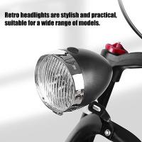ราคา 3 LED Retro จักรยานด้านหน้า Retro Vintage ไฟหน้าวงเล็บ MTB จักรยานเสือหมอบ Vintage Head Light jinnerth (56759690776)