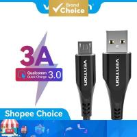 ราคา Vention สายชาร์จ Micro USB 2A สายชาร์จและซิงค์ข้อมูล แบบไนลอนถัก สำหรับสายโทรศัพท์มือถือ (29662118410)