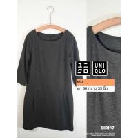 ราคา Uniqlo เดรสกระโปรงทำงาน ผ้าดี สไตล์ญี่ปุ่น/ Size M-L มือสอง สภาพดี พร้อมส่ง (57802095297)