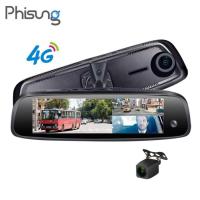 ราคา กล้องแดชระดับไฮเอนด์ ยี่ห้อ Phisung E09-3 พร้อมกล้องในตัว 3 ตัว 4G Android Wifi - สินค้านําเข้าของแท้ {CH (42578729005)