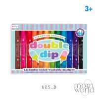 ราคา สีเมจิกกลิ่นไอติม12สี - Double Dip Scented Markers (18912000496)