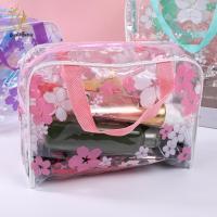 ราคา [GOY] พลาสติกใส PVC Travel Makeup Bag เครื่องสําอางแป้ง Zip Bag Pouch TH (41829279272)