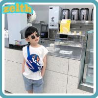 ราคา Zelth กระเป๋าคาดอก ผ้าไนล่อน พิมพ์ลายการ์ตูนฉลาม มีซิป แฟชั่น (25413152424)