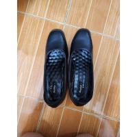ราคา [ส่งต่อ][รองเท้ามือสอง] รองเท้าคัทชูบาจา bata สูง2นิ้ว size38(24-24.5cm) มีรอยที่ส้น,ส้นสึก (16497268989)