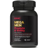 ราคา GNC Mega Men Prostate and Virility Multivitamin, รองรับสุขภาพทางเพศ Optimal และสุขภาพต่อมลูกหมาก, 90 Count (47352414870)