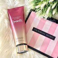 ราคา Victoria's Secret body lotion ขนาด 236 ml. #กลิ่น Romantic (สินค้าราคาปกติขวดละ 790 บาท) (11979359307)