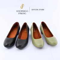 ราคา Udomagg&Findig อุดมเอก ฟินดิจ รองเท้าหนังแท้คัทชูผู้หญิง รหัสLH781 (26488729348)