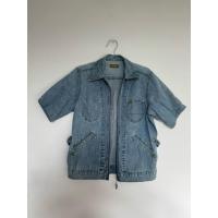 ราคา [ส่งต่อ] ESPRIT แจ็คเก็ตยีนส์แขนสั้น ซิปหน้า สีฟ้ายีนส์ | มือสอง สภาพดี (27090425719)