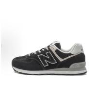 ราคา ของแท้ 100%New Balance NB 574 Retro Letter Strap Low Top ENCAP Black (51560409356)