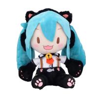 ราคา ( NEW พร้อมส่ง ) ตุ๊กตามิกุ Hatsune Miku Project DIVA Arcade Future Tone Nyanko fuwa Plush "Hatsune Miku-Nyanko" (24385767702)