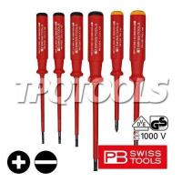 ราคา ชุดไขควงกันไฟ 1000V (แบน+แฉก) 6ตัวชุด PB5542CBB "PB SWISS TOOLS" สินค้าจากประเทศสวิตเซอร์แลนด์ (42030837487)