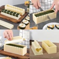 ราคา แม่พิมพ์ซูชิ ซูชิแม่พิมพ์เครื่องมือ3ชิ้นสูทสาหร่าย คิมบับ บดเครื่องมือข้าวม้วนวัสดุแพคเกจแนวนอนรอบซูชิ ✨Anollao (25240106347)