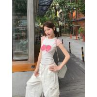 ราคา พร้อมส่ง เสื้อยืดลายสตอเบอร์รี่สีขาว size XL ของใหม่นะคะ (42157443287)