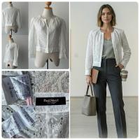 ราคา Pre-owned Paul Stuart Eyelet Lace Blouse Size 6 MXLC713 (40429702730)