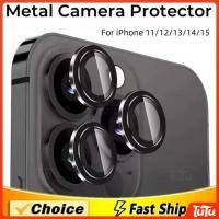 ราคา TuTu 3 ชิ้นเลนส์โลหะกระจกสําหรับ iPhone 15 13 12 11 14 Pro Max กลับกล้องเลนส์ป้องกันฟิล์มสําหรับ iPhone 13 Mini 14 15 Plus (46358508193)