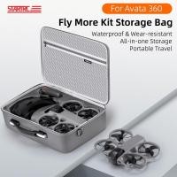 ราคา STARTRC กระเป๋าถือสําหรับ DJI Avata 360 Fly More Combo กระเป๋าเก็บกระเป๋าสะพายหนัง PU Travel Organizer อุปกรณ์เสริม (43879552278)