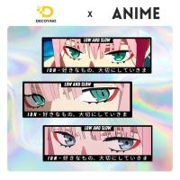 ราคา (3 ชิ้น) สติ๊กเกอร์โฮโลแกรม Low And Slow Zero Two Anime Darling In The Franxx (25386432432)