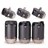 ราคา 51 มม.60 มม.คาร์บอนไฟเบอร์แท้ AR ปลายท่อไอเสียรถจักรยานยนต์ Universal 2 นิ้ว Inlet ท่อไอเสียท่อไอเสีย (40511103826)