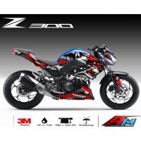 ราคา (Mr.AM) ชุดสติ๊กเกอร์ [เกรด Basic] ชุดสติ๊กเกอร์ Kawasaki Z300 (WOLF RACING) (22743969732)