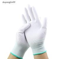 ราคา (duyonglinfff) 1 คู่ถุงมือป้องกันไฟฟ้าสถิต Anti Static ESD ถุงมือทํางานอิเล็กทรอนิกส์ pu เคลือบปาล์มเคลือบนิ้ว PC Antiskid สําหรับป้องกันนิ้วใหม่ (55158601581)