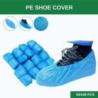ราคา Rich Healthcare PE Shoe Cover ถุงพลาสติกสวมคลุมรองเท้ากันเปื้อนกันฝุ่นและสามารถกันน้ำได้ด้วย 50 /100 ชิ้น [Free Size} (41668939525)