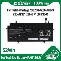 ราคา แบตเตอรี่แล็ปท็อปใหม่ 52Wh รุ่น PA5136U-1BRS สำหรับ Toshiba Portege Z30 Z30-A Z30-B K10M Z30-A1301 Z30-AK01S Z30-AK22S (47358186735)
