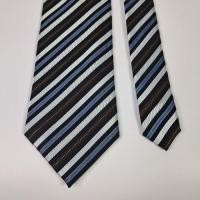 ราคา เนคไทมือสอง Nina Ricci Men's Tie Glitter Striped Design Multicolor Necktie (41313925391)