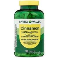 ราคา Generic Spring Valley Cinnamon Plus Chrome, 1,000 มก., 180 แคปซูลนับ - ผลิตภัณฑ์เสริมอาหารจากธรรมชาติเพื่อสุขภาพทั่วไป & + สติ๊กเกอร์ Dri Store (47158802643)