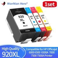ราคา 4pcs 920 ใช้งานร่วมกับตลับหมึกสําหรับ HP 920XL สําหรับ HP920 Officejet 6000 6500 6500A 7000 7500 7500A เครื่องพิมพ์ชิป 4 สี (53558606693)