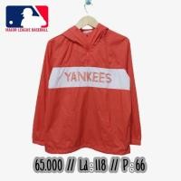 ราคา เสื้อวิ่ง ยี่ห้อ MLB YANKEES Jumbo Seamless Like New Unisex Jogging Jacket (17915781471)