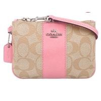 ราคา COACH F52860 SMALL WRISTLET IN SIGNATURE CANVAS (811837310)