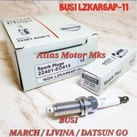 ราคา [1PC][LZKAR6AP] SPARK PLUG IRIDIUM SPARK PLUG NISSAN LIVINA / EVALIA / MARCH / XTRAIL / DATSUN GO - NISSAN NGK LZKAR6AP [22401-ED815] (50351400088)