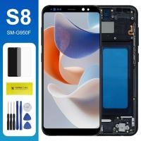 ราคา S8 SM-G950F G950FD จอแสดงผล TFT เปลี่ยนหน้าจอสําหรับ Samsung Galaxy S8 จอแสดงผล LCD Touch Screen Digitizer Assembly กรอบ (54407719378)
