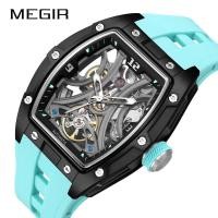 ราคา คลังสินค้าพร้อมจัดส่งที่รวดเร็ว MEGIR MEGIR Richard Barrel นาฬิกาผู้ชายเคสเหล็ก Full Hollow อัตโนมัตินาฬิกาผู้ชาย Automatic26428A7/27 (57959609932)