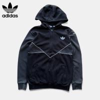 ราคา เสื้อฮู้ดมือสอง ฮาล์ฟซิป adidas original สีดำ,เทา อก 40 ยาว 28 สภาพใหม่ ไม่มีตำหนิ (54252422477)