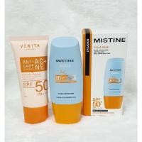 ราคา (ส่งต่อค่ะ แถม 1ชิ้น ) MISTINE Aqua Base Ultra Protection Matte & Light Facial Sunscreen Pro SPF50+ PA++++ 40ml (29487027891)