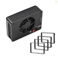 ราคา Andoer FS-04B กล้องพัดลมระบายความร้อนระบบทําความเย็นภายนอก 2 ความเร็วพัดลม 4 ชิ้นอะแดปเตอร์ติดตั้งสําหรับ A7M4/ZVE1/A6700/A7C2/A7S3/ZV-E10/ZV1/A7C/R5/R7,R7 (26936562957)