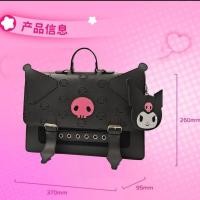 ราคา ใหม่ Kuromi Preppy สไตล์ขนาดใหญ่-ความจุกระเป๋าเป้สะพายหลังกระเป๋าคอมพิวเตอร์ JK กระเป๋าเป้สะพายหลังไหล่กระเป๋าถือ Sweet Cool Travel (40523336284)