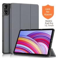 ราคา สําหรับRedmi Pad 2 Proกรณี 12.1 2025 Pad2 4G 11 "Wifi PUหนังTri-พับฝาครอบแม่เหล็กสําหรับXiaomi Poco Redmi Pad Pro 5G 12 1 นิ้วกรณี (49650159274)
