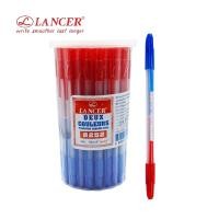 ราคา Lancer ปากกาลูกลื่น 2สี แลนเซอร์ 0.5 มม รุ่น 8252 (50 ด้าม) (28502333006)