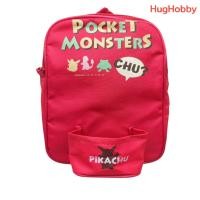 ราคา [มือ2 *ไม่มีตุ๊กตา] งานเก่าญี่ปุ่นปี 1998 กระเป๋าเป้โปเกมอน Pocket Monsters งานแท้ Tomy ผ้าร่มสีแดง ขนาด 16x21.5cm (57656616050)