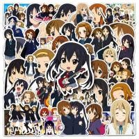 ราคา K-ON กันน้ํา 50 ชิ้น! Hirasawa Yui Nakano Azusa Kawaii สติกเกอร์มังงะญี่ปุ่นการ์ตูนตกแต่ง Tredny (51108735693)