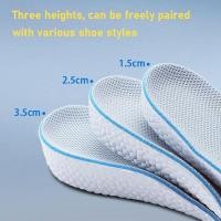 ราคา แผ่นรองเท้าเพิ่มความสูง รองรับอุ้งเท้า แผ่นรองพื้นรองเท้าออร์โธปิดิกส์ Height Increase Insole Orthopedic Insoles (55405804730)