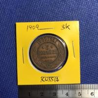 ราคา Special Lot No.60087 ปี1909 รัสเซีย 3 KOPECKS เหรียญสะสม เหรียญต่างประเทศ เหรียญเก่า หายาก ราคาถูก (12185749068)